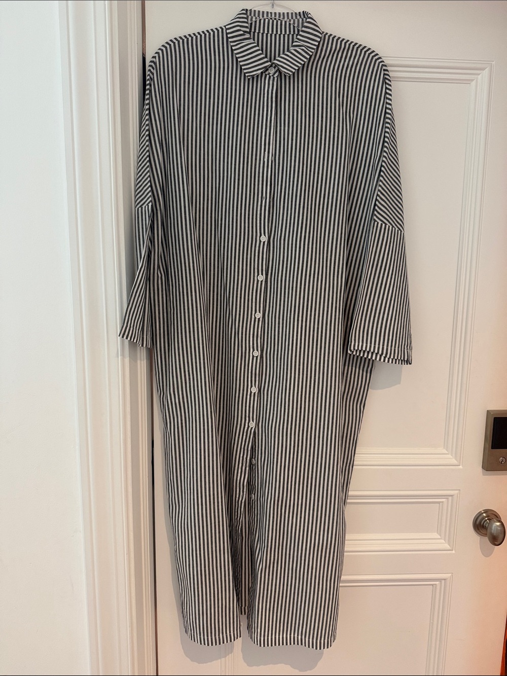 Classic Black & White Stripe dress shirt